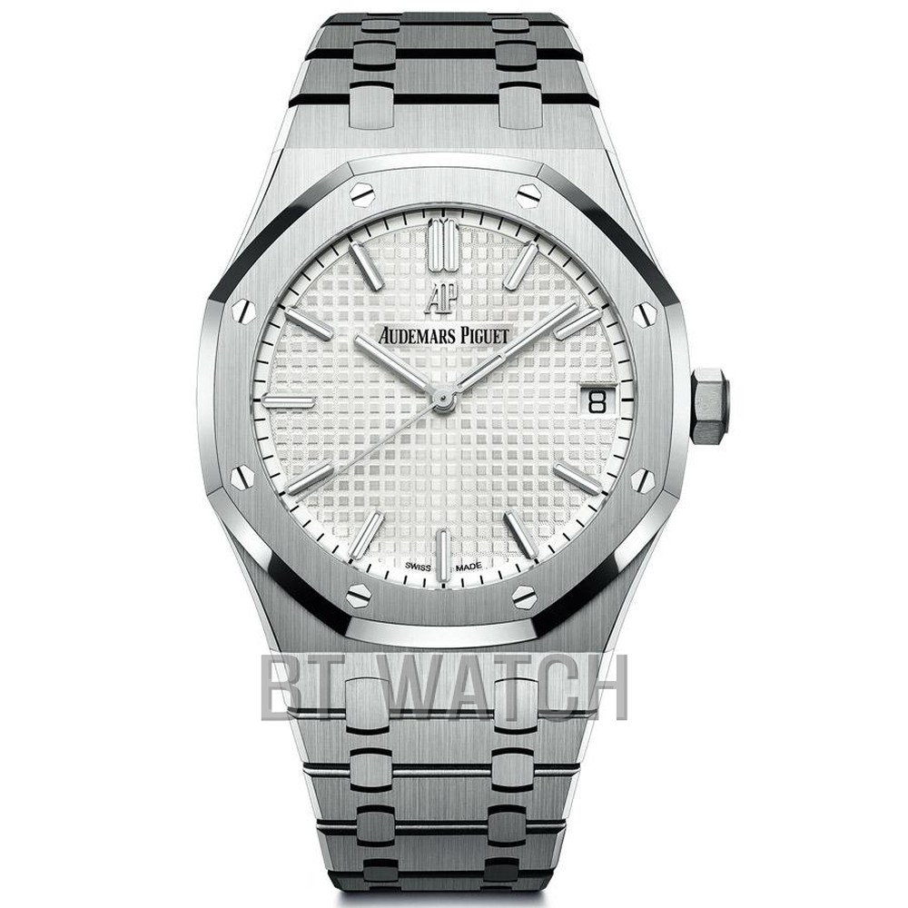 오데마피게 로얄오크 15500 화이트다이얼 41mm Audemars Piguet Royal Oak