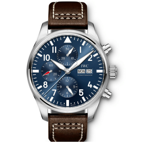 IWC 파일럿 IW377714 블루 플레이트 크로노그래프 S급 레플리카 시계