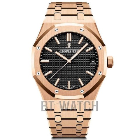 오데마피게 로얄오크 15500 로즈골드 금통 검판 41mm Audemars Piguet Royal Oak