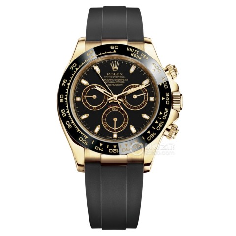 데이토나 로즈금통 블랙세라 러버밴드 40mm S급 레플리카 시계