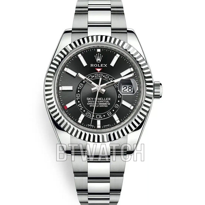 ZF공장 롤렉스 스카이드웰러 블랙 다이얼 42mm