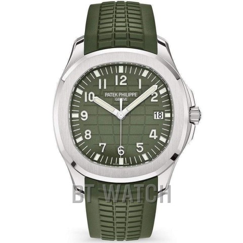 파텍필립 아쿠아넛 점보 그린 다이얼 42mm 5168 Patek Philippe Aquanut