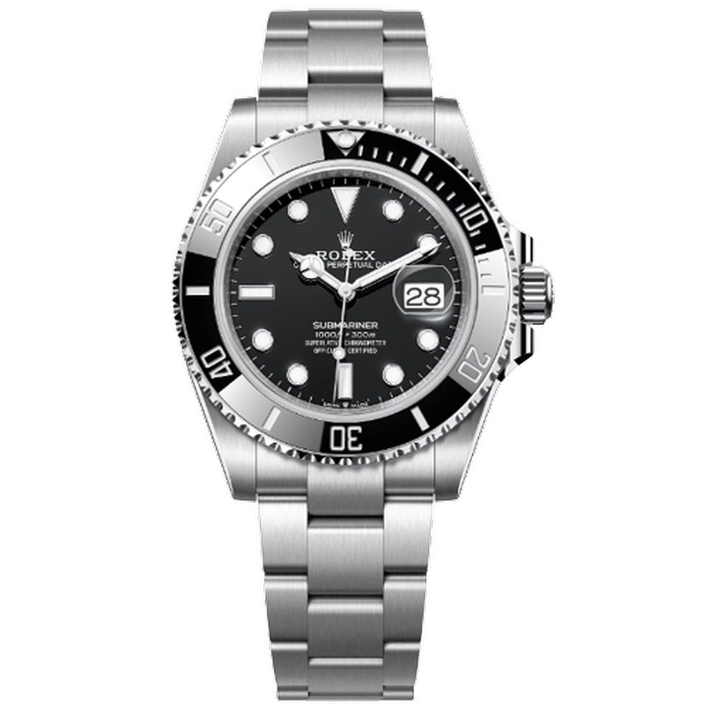로렉스 서브마리너 데이트 블랙 베젤 다이얼 41mm 904L Rolex Submariner