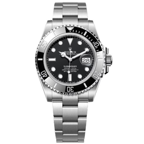 로렉스 서브마리너 데이트 블랙 베젤 다이얼 41mm 904L Rolex Submariner
