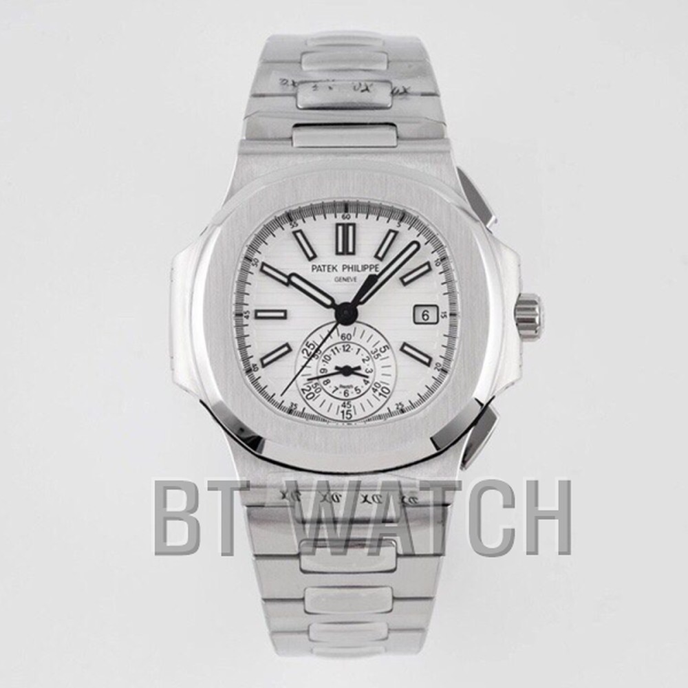 파텍필립 노틸러스 트래블타임 흰판 스틸 5980 40mm Patek Philippe Nautilus