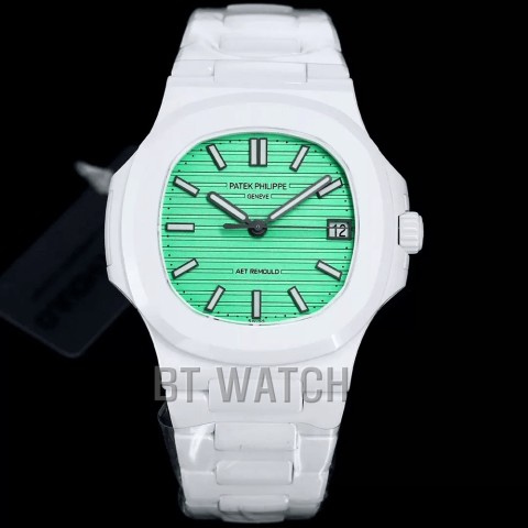 파텍필립 노틸러스 5711 그린 다이얼 세라믹 40mm Patek Philippe Nautilus