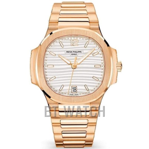 파텍필립 노틸러스 7118 화이트 다이얼 금통 Patek Philippe Nautilus
