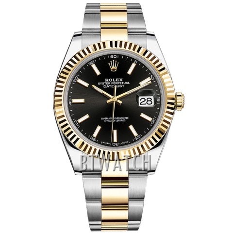 롤렉스 데이저스트 검판 다이얼 콤비 오이스터 41mm Rolex Datejust