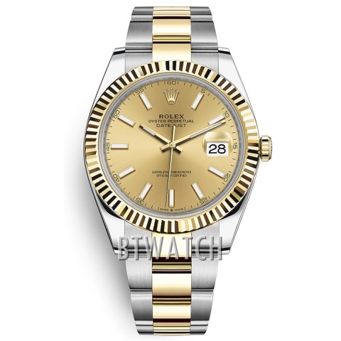 롤렉스 데이저스트 샴폐인 다이얼 콤비 오이스터 41mm 126333 Rolex Datejust