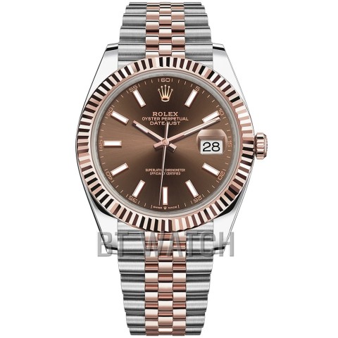 롤렉스 데이저스트 초코 다이얼 쥬빌레 41mm 126333 Rolex Datejust