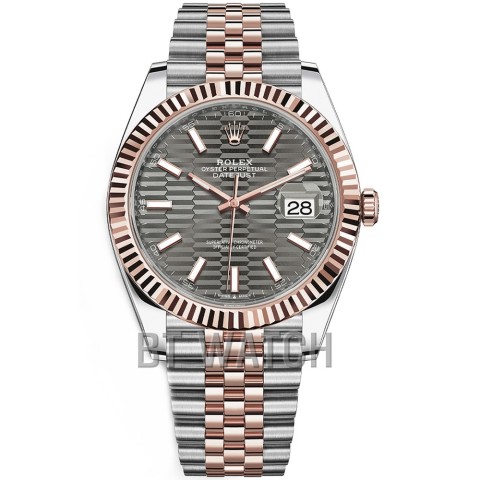 롤렉스 데이저스트 그레이 와플 다이얼 쥬빌레 41mm 126333 Rolex Datejust