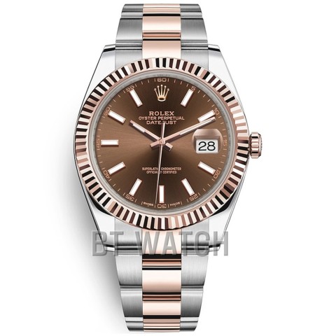 롤렉스 데이저스트 브라운 다이얼 41mm 126333 Rolex Datejust