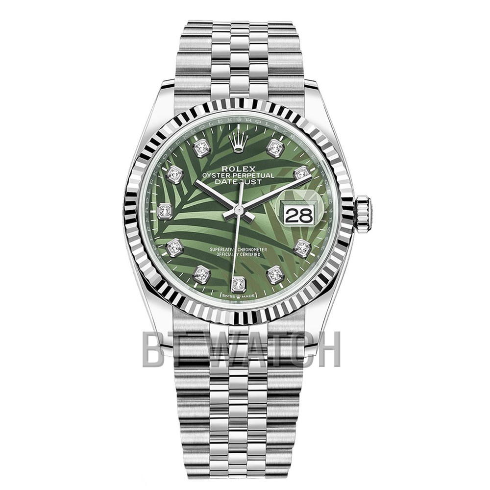 롤렉스 데이저스트 그린 다이얼 36mm 126233 Rolex Datejust