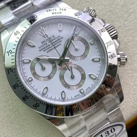 롤렉스 데이토나 크로노그로프 흰판 스틸40mm Rolex Daytona