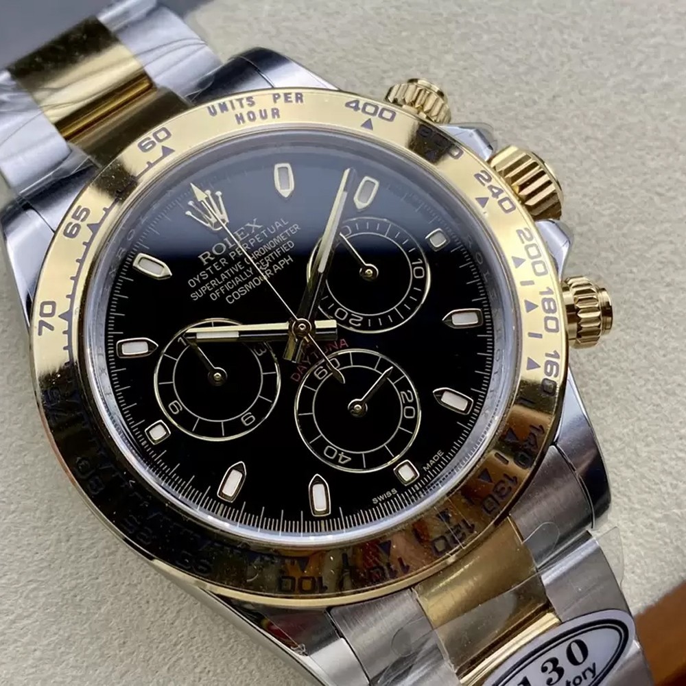 롤렉스 데이토나 크로노그로프 검판 콤비40mm Rolex Daytona
