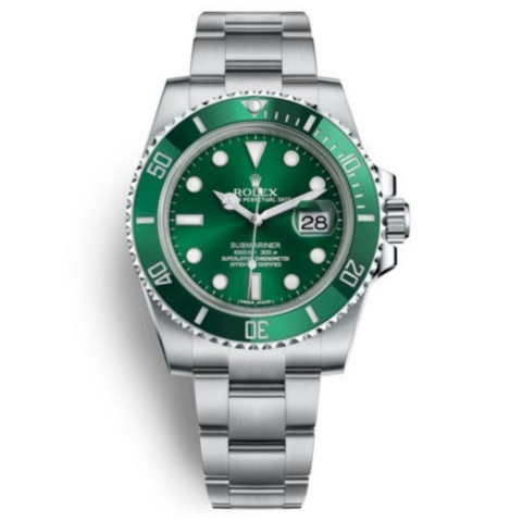 클린 공장 서브마리너 데이트 그린 베젤 다이얼 40mm 904L 