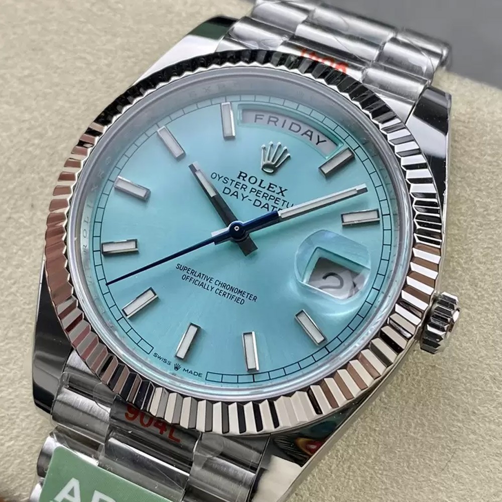 롤렉스 데이데이트 인덱스 아이스블루 화골 40mm Rolex Daydate