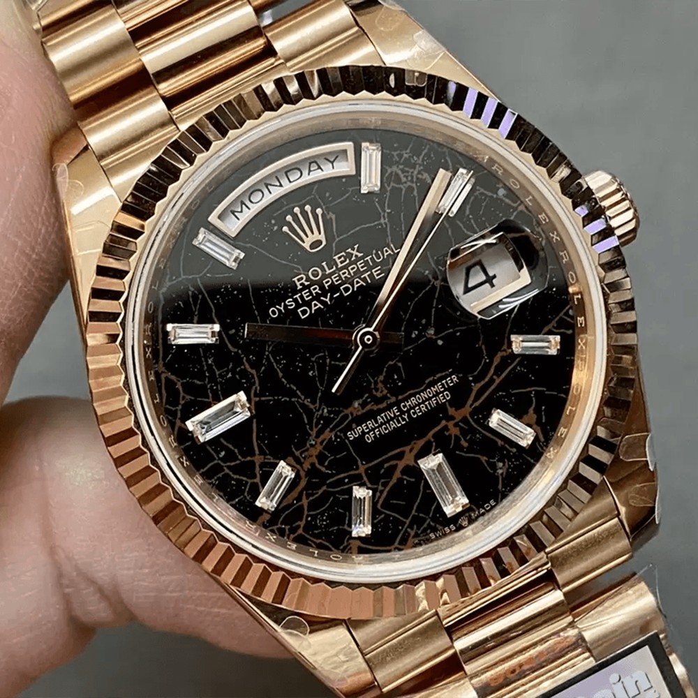 롤렉스 데이데이트 옐골 녹판 40mm m228238 Rolex Daydate