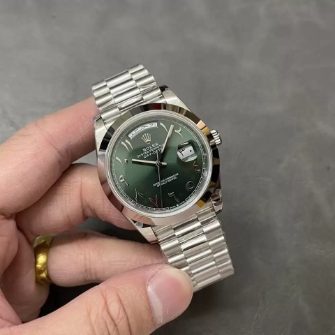 롤렉스 데이데이트 아랍 그린 다이얼 40mm Rolex Daydate