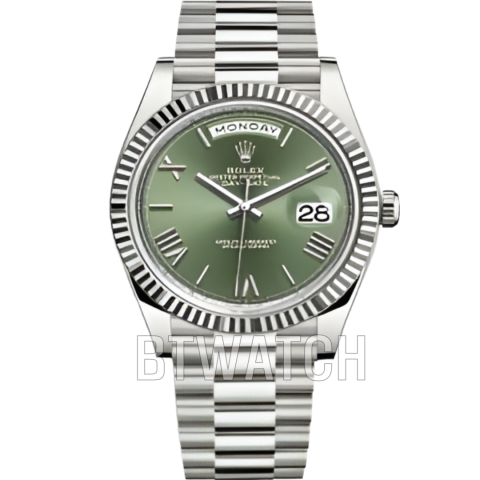 GM공장 롤렉스 데이데이트 화이트골드 올리브그린 40mm 228235