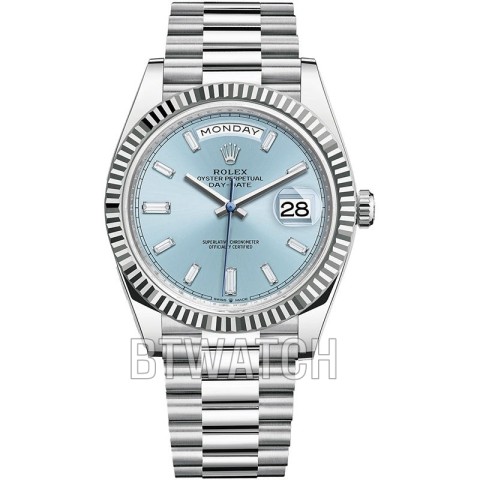 GM공장 롤렉스 데이데이트 플래티늄 40mm 228238