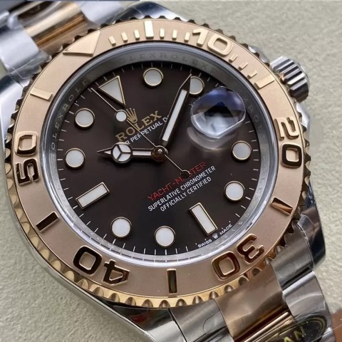 롤렉스 요트마스터 로즈골드 브라운 다이얼 콤비 Rolex Yacht-master