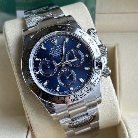 (국내 입고중)로렉스 데이토나 화이트골드 청판 북극의밤 m116506-0002 Rolex Daytona