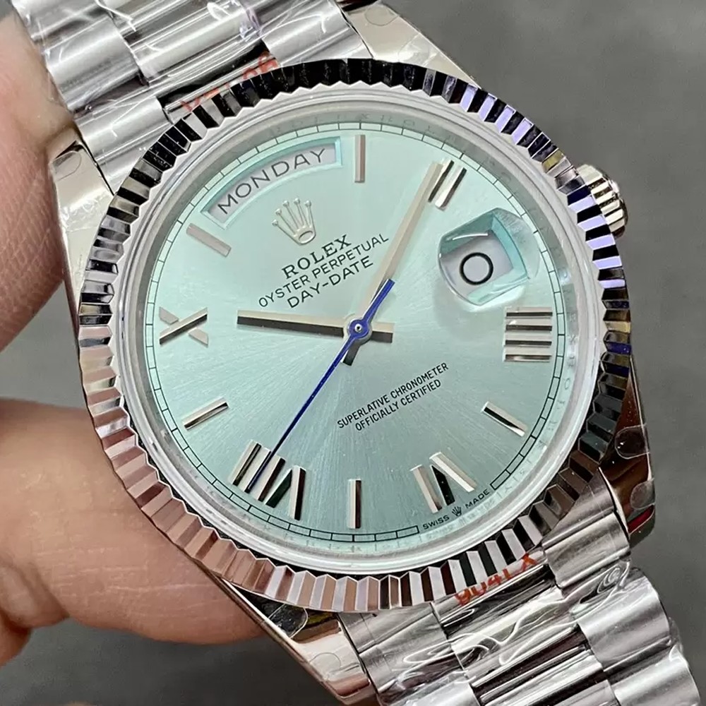 (당일 출고)롤렉스 데이데이트 40mm 플래티넘 다이얼 텅스텐 m228236 Rolex Daydate