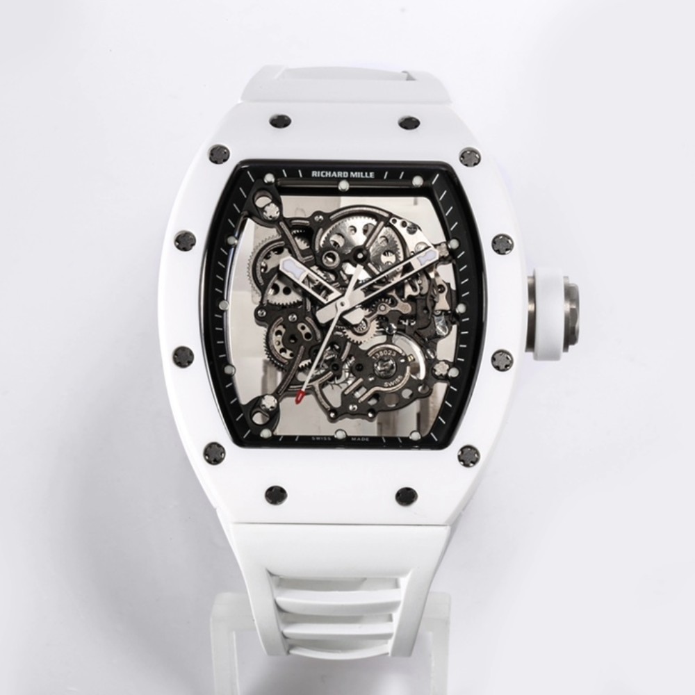 (국내 입고중)리차드밀 부바왓슨 화이트 러버밴드 NTPT RM-055 Richard Mille