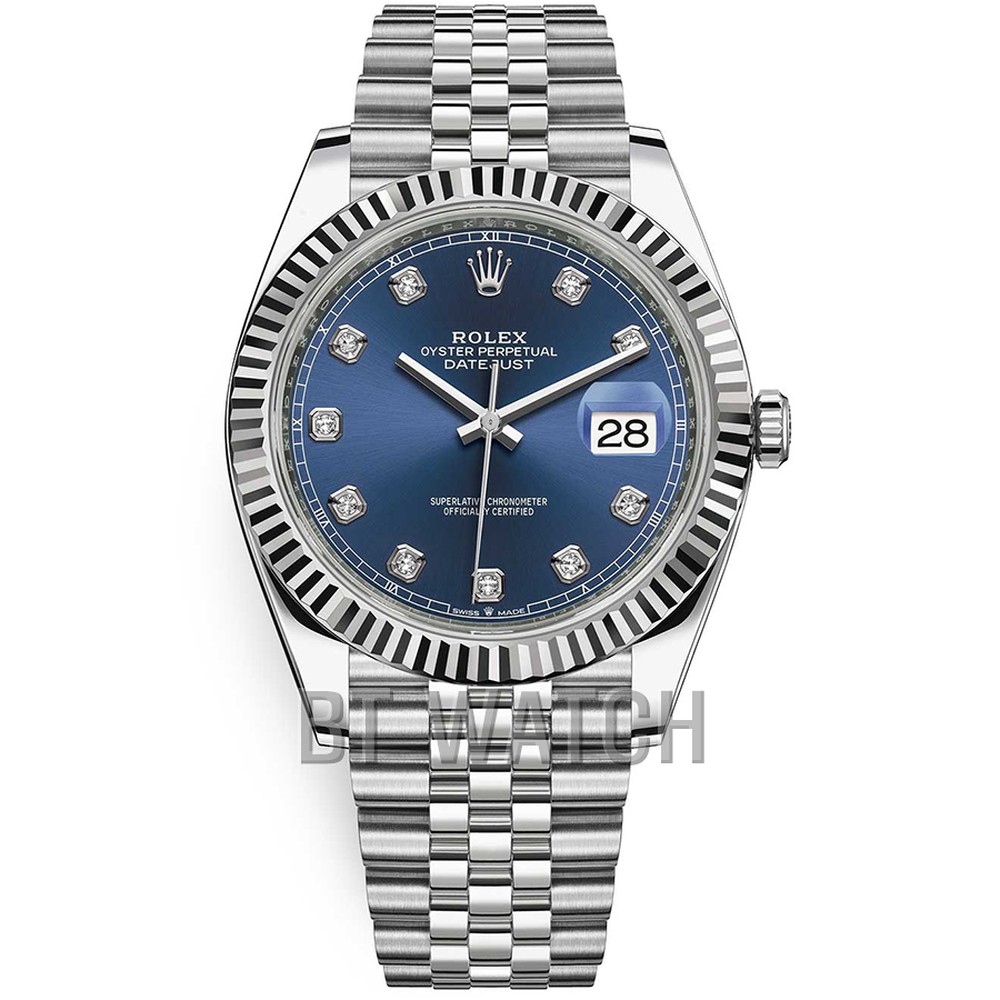 (국내 입고중)롤렉스 데이저스트 청판 텐포인트 다이얼 41mm 126334 Rolex Datejust