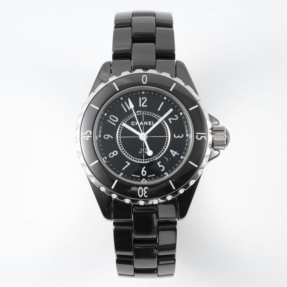 샤넬 J12 블랙 세라믹 여성용 시계 33mm H0682 Chanel