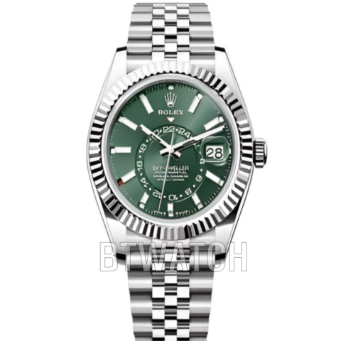ZF공장 롤렉스 스카이드웰러 민트그린 다이얼 쥬빌레 42mm