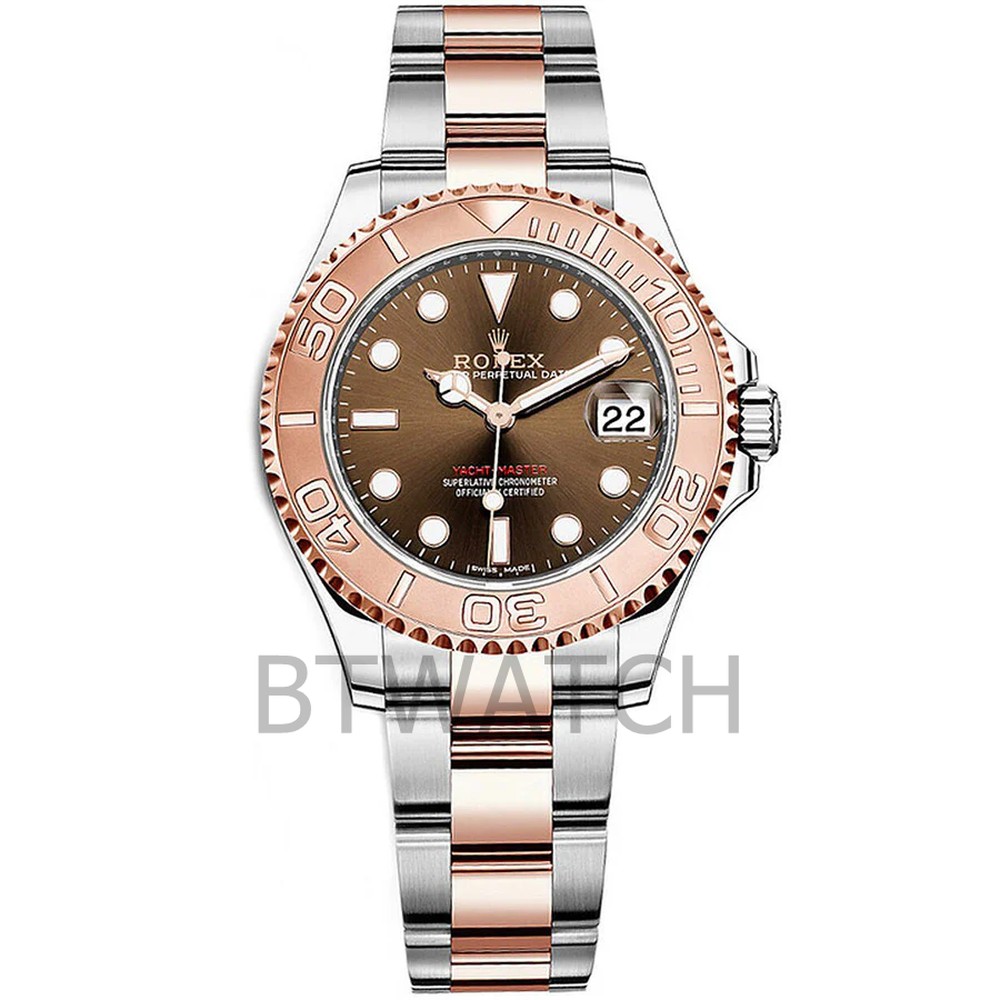 (당일 출고)롤렉스 요트마스터 로즈골드 브라운 다이얼 콤비 Rolex Yacht-master 