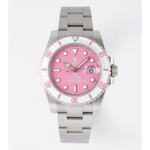 VS공장 DIW 서브마리너 PARAKEET 핫핑크 다이얼 40MM