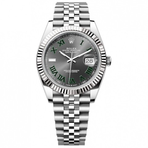 (국내 입고중)롤렉스 데이저스트 126334 윔블던 로만 41mm 904L Rolex Datejust