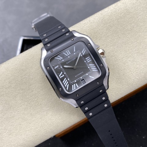 BV 까르띠에 산토스 라지 Cartier Santos Large 블랙다이얼